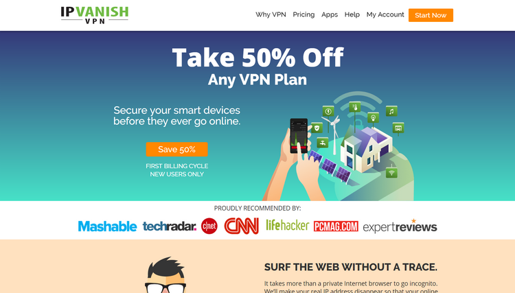 IPVanish Website